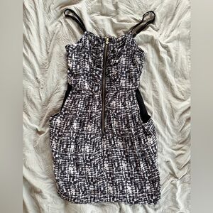 Y2K Forever 21 Black and White Dress